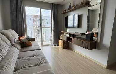 Imagem: O apartamento possui 2 Dormitórios, 1 Banheiro, 1 Vaga na garagem