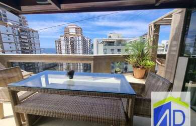 Imagem: O apartamento na cobertura possui 3 Dormitórios, 4 Banheiros