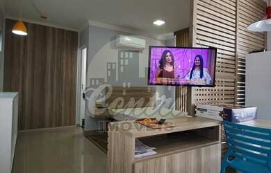 Imagem: O apartamento possui 1 Dormitório, 1 Banheiro, 1 Vaga na garagem