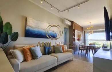 Imagem: O apartamento na cobertura possui 2 Dormitórios, 2 Banheiros