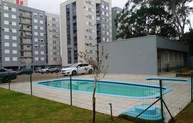 Imagem: O apartamento possui 2 Dormitórios, 1 Banheiro, 1 Vaga na garagem