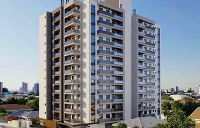 Imagem: O apartamento possui 1 Dormitório, 1 Banheiro, 1 Vaga na garagem