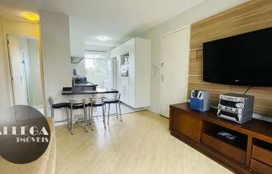 Imagem: O apartamento possui 2 Dormitórios, 1 Banheiro, 1 Vaga na garagem