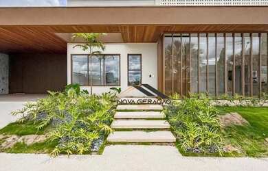 Imagem: A casa em condomínio possui 4 Dormitórios, 4 Banheiros, 2