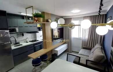 Imagem: O apartamento possui 2 Dormitórios, 1 Banheiro, 1 Vaga na garagem