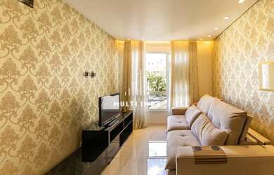 Imagem: O apartamento possui 1 Dormitório, 1 Banheiro, 1 Vaga na garagem