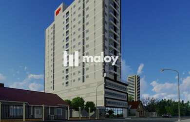 Imagem: O apartamento possui 2 Dormitórios, 1 Banheiro, 1 Vaga na garagem