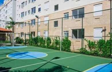 Imagem: O apartamento possui 2 Dormitórios, 1 Banheiro, 1 Vaga na garagem