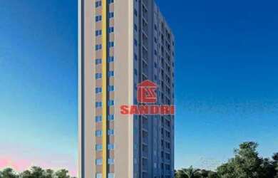 Imagem: O apartamento possui 2 Dormitórios, 1 Banheiro, 1 Vaga na garagem