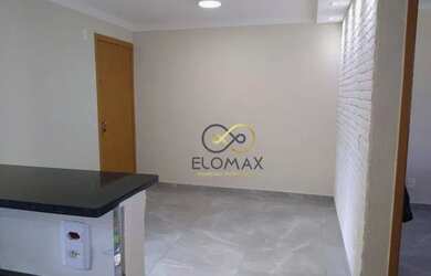 Imagem: O apartamento possui 2 Dormitórios, 1 Banheiro, 1 Vaga na garagem