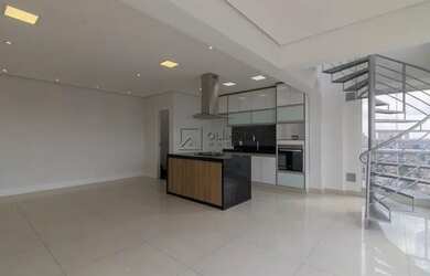 Imagem: O apartamento na cobertura possui 2 Dormitórios, 2 Banheiros