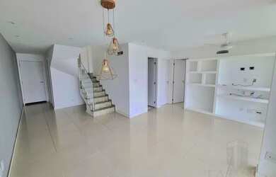 Imagem: O apartamento na cobertura possui 3 Dormitórios, 3 Banheiros