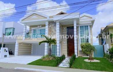 Imagem: A casa em condomínio possui 4 Dormitórios, 4 Banheiros, 4