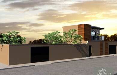 Imagem: A casa possui 3 Dormitórios, 1 Banheiro, 4 Vagas na garagem