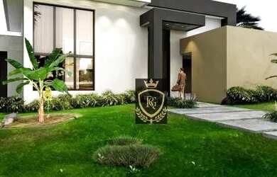 Imagem: A casa em condomínio possui 5 Dormitórios, 5 Banheiros, 4