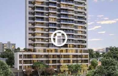 Imagem: O apartamento possui 1 Dormitório, 1 Banheiro, 1 Vaga na garagem