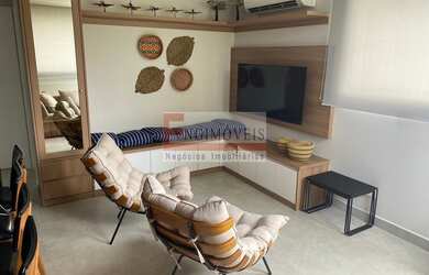 Imagem: O studio possui 2 Dormitórios, 2 Banheiros, 1 Vaga na garagem