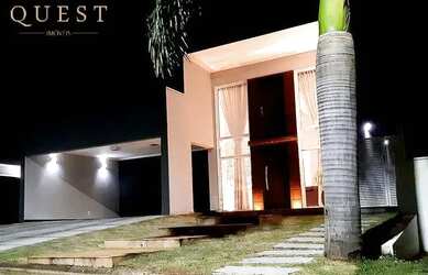 Imagem: A casa em condomínio possui 3 Dormitórios, 5 Banheiros, 4