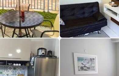 Imagem: O apartamento possui 2 Dormitórios, 1 Banheiro, 1 Vaga na garagem