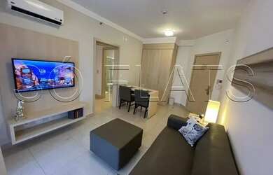 Imagem: O studio possui 1 Dormitório, 1 Banheiro, 1 Vaga na garagem