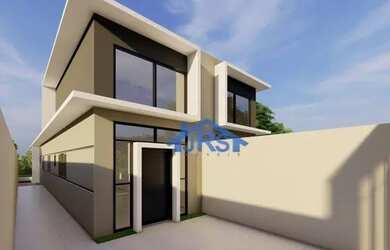 Imagem: A casa possui 5 Dormitórios, 5 Banheiros, 2 Vagas na garagem