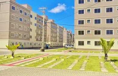 Imagem: O apartamento possui 2 Dormitórios, 1 Banheiro, 1 Vaga na garagem