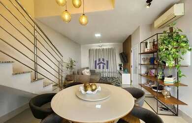 Imagem: A casa em condomínio possui 3 Dormitórios, 4 Banheiros, 2