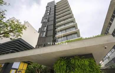 Imagem: O apartamento possui 1 Dormitório, 1 Banheiro, 1 Vaga na garagem