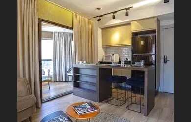 Imagem 1: Apartamento Para Venda e Locação Vila Olímpia, 1 Quartos, 1 Suíte, 2 Vagas, 48m² - (condom