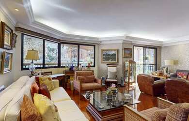 Imagem: O apartamento possui 4 Dormitórios, 5 Banheiros, 3 Vagas na