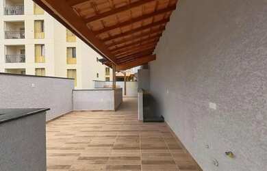 Imagem: O apartamento na cobertura possui 2 Dormitórios, 3 Banheiros