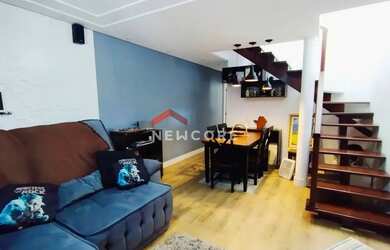 Imagem: A casa em condomínio possui 3 Dormitórios, 2 Banheiros, 2