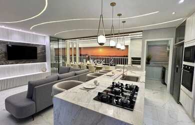 Imagem: O apartamento possui 3 Dormitórios, 4 Banheiros, 2 Vagas na