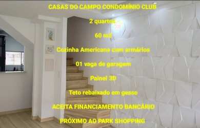 Imagem: A casa em condomínio possui 2 Dormitórios, 1 Banheiro, 1 Vaga