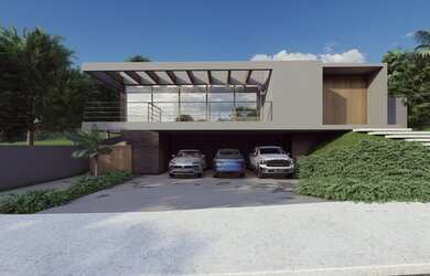 Imagem: A casa em condomínio possui 4 Dormitórios, 5 Banheiros, 5