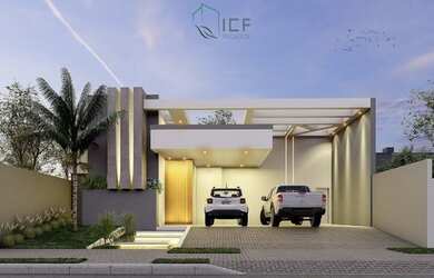 Imagem: A casa em condomínio possui 3 Dormitórios, 5 Banheiros, 2