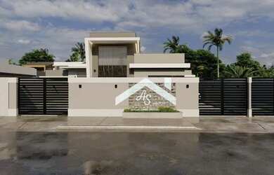 Imagem: A casa possui 2 Dormitórios, 2 Banheiros, 2 Vagas na garagem