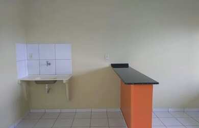 Imagem: O apartamento possui 1 Dormitório, 1 Banheiro, 1 Vaga na garagem