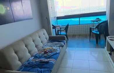 Imagem: O apartamento possui 1 Dormitório, 1 Banheiro, 1 Vaga na garagem