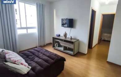 Imagem: O apartamento possui 2 Dormitórios, 1 Banheiro, 1 Vaga na garagem