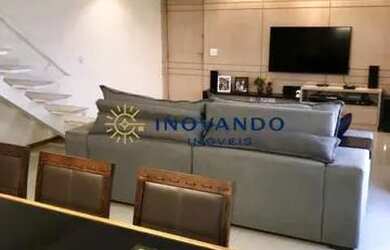 Imagem: O apartamento na cobertura possui 3 Dormitórios, 4 Banheiros