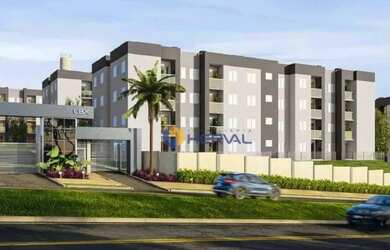 Imagem: O apartamento possui 2 Dormitórios, 1 Banheiro, 1 Vaga na garagem