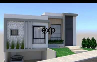 Imagem: A casa em condomínio possui 3 Dormitórios, 3 Banheiros, 2