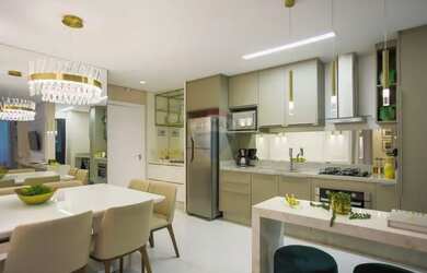 Imagem: O apartamento possui 3 Dormitórios, 2 Banheiros, 2 Vagas na