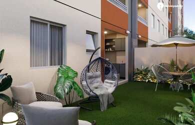 Imagem: O apartamento possui 2 Dormitórios, 1 Banheiro, 1 Vaga na garagem