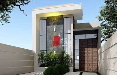 Imagem: A casa possui 2 Dormitórios, 2 Banheiros, 2 Vagas na garagem