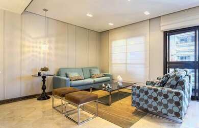 Imagem: O apartamento na cobertura possui 4 Dormitórios, 3 Banheiros