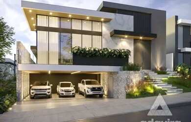 Imagem: A casa em condomínio possui 3 Dormitórios, 4 Banheiros, 3