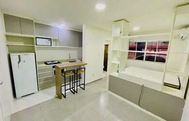 Imagem: A kitnet possui 1 Banheiro, 25m² de Área, Imóvel mobiliado