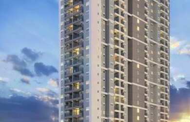 Imagem: O apartamento possui 2 Dormitórios, 1 Banheiro, 1 Vaga na garagem